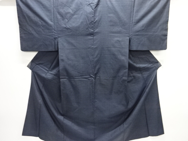 JAPANESE KIMONO / ANTIQUE MENS KIMONO / SILK / TSUMUGI